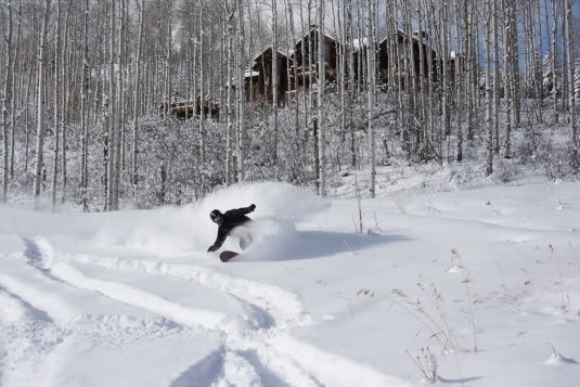 Snowboader Justin McCarty Beaver Creek Colorado Photo Mike Hardaker