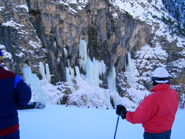 Frozen waterfall, Corvara (Alta Badia)