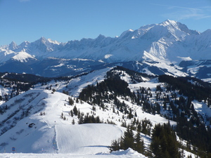 La Giettaz - looking towards Combloux photo