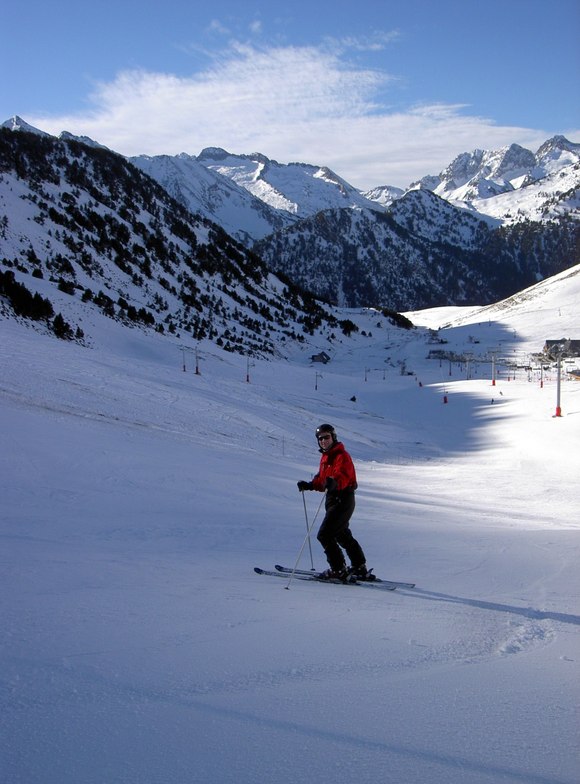 Saint Lary Soulan snow