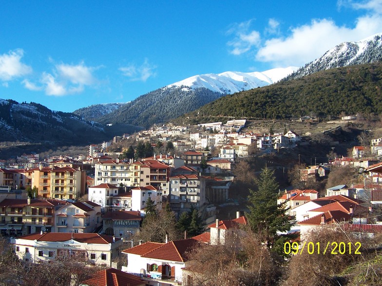 Timfristos mountain - Karpenisi City