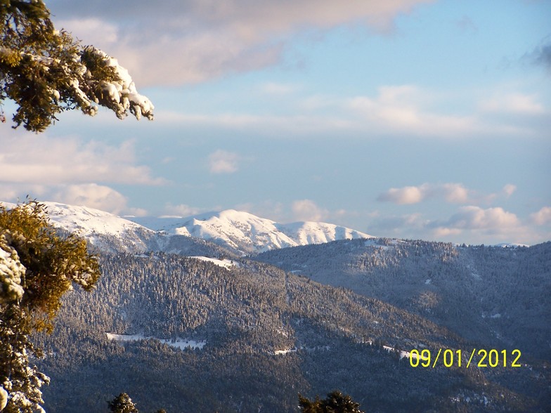 View from Timfristos mountain, Karpenisi