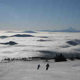 Above the clouds, Mt Hood Meadows