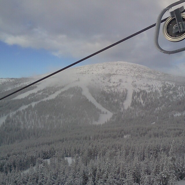 Shot of big hill, Baldy Mountain Resort