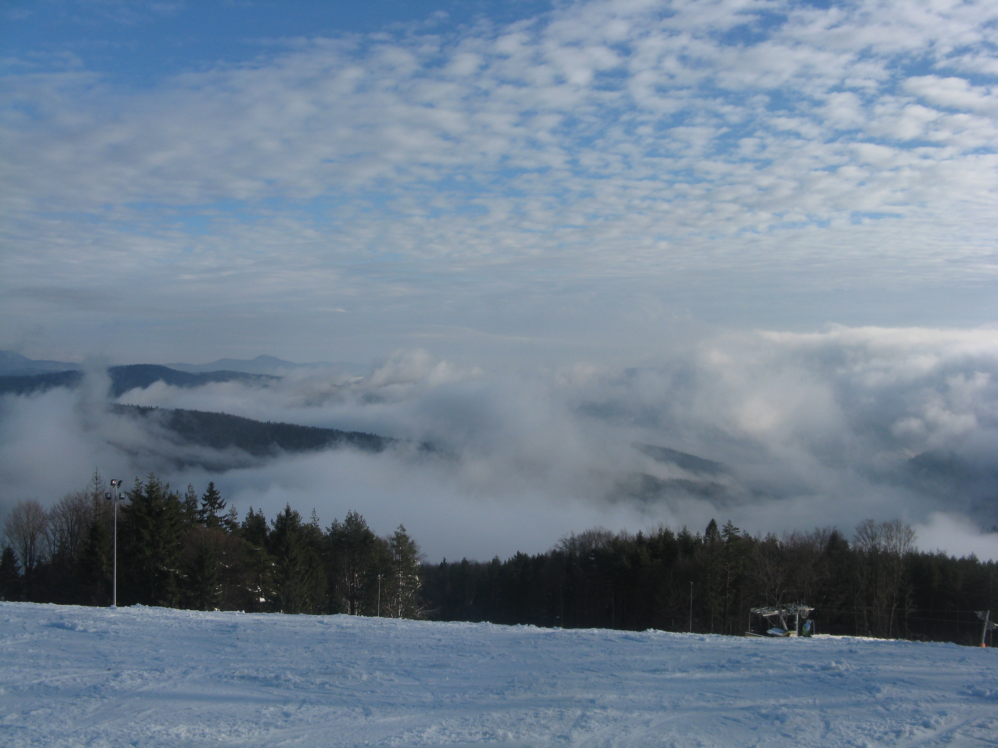 Between the clouds, Jaworzyna Krynicka