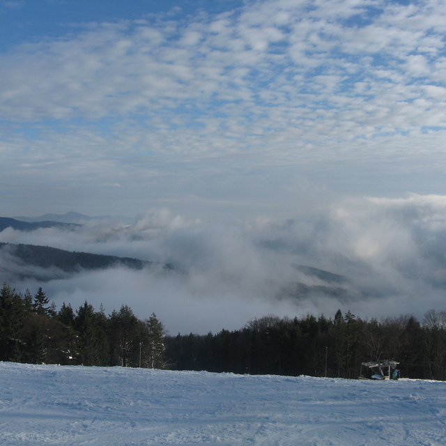 Between the clouds, Jaworzyna Krynicka