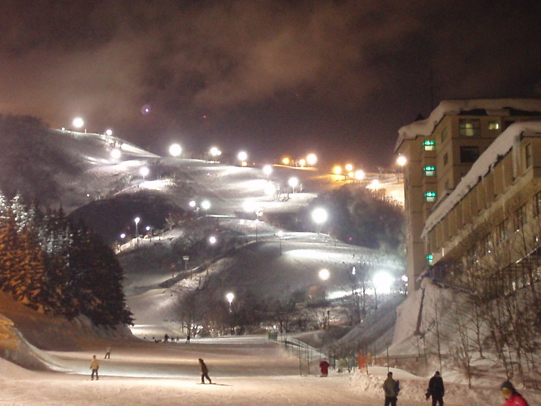 Niseko Night Lights, Niseko Grand Hirafu