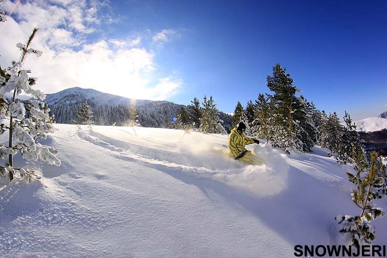 Powder rip, Brezovica