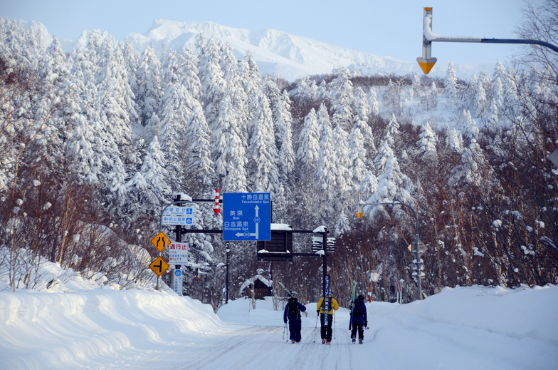 Road to Tokachidake Onsen