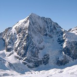 Königspitze / Gran Zebrù 3851m, view from Schöntaufspitze 3324, Sulden