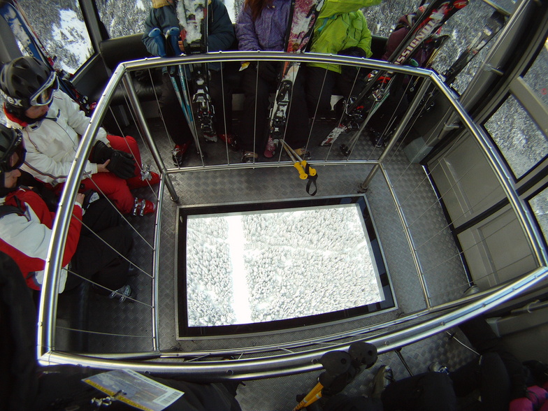 They put a TV in the floor!!, Whistler Blackcomb