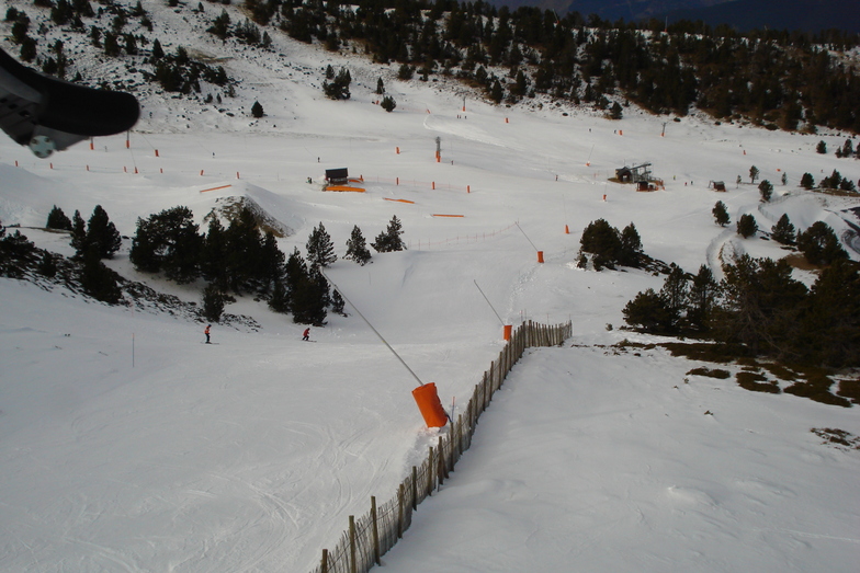 Vista Snowpark Port-Ainé desde L'Olla