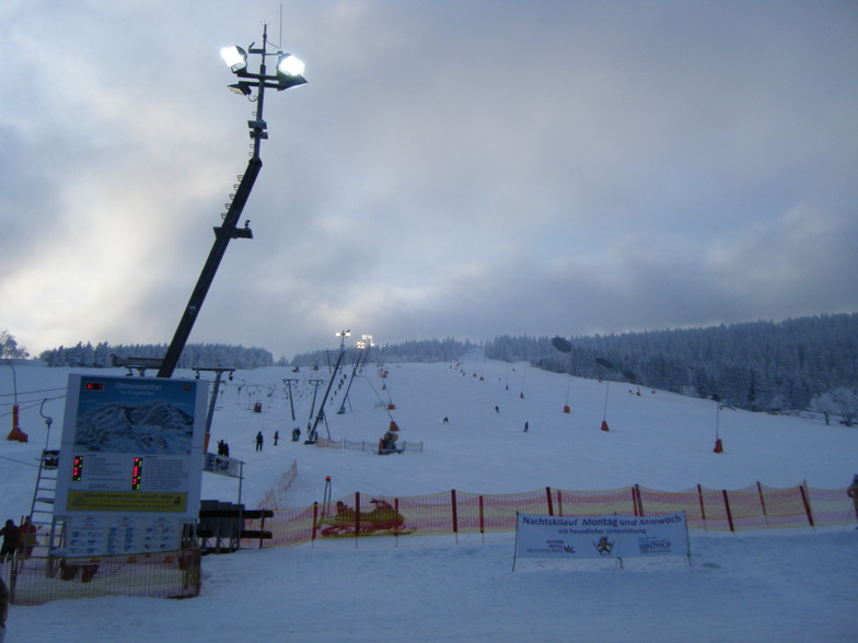 night sking, Oberwiesenthal