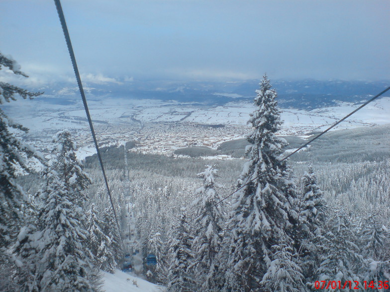 Bansko from Gondola