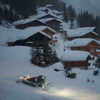 Anzère by night.