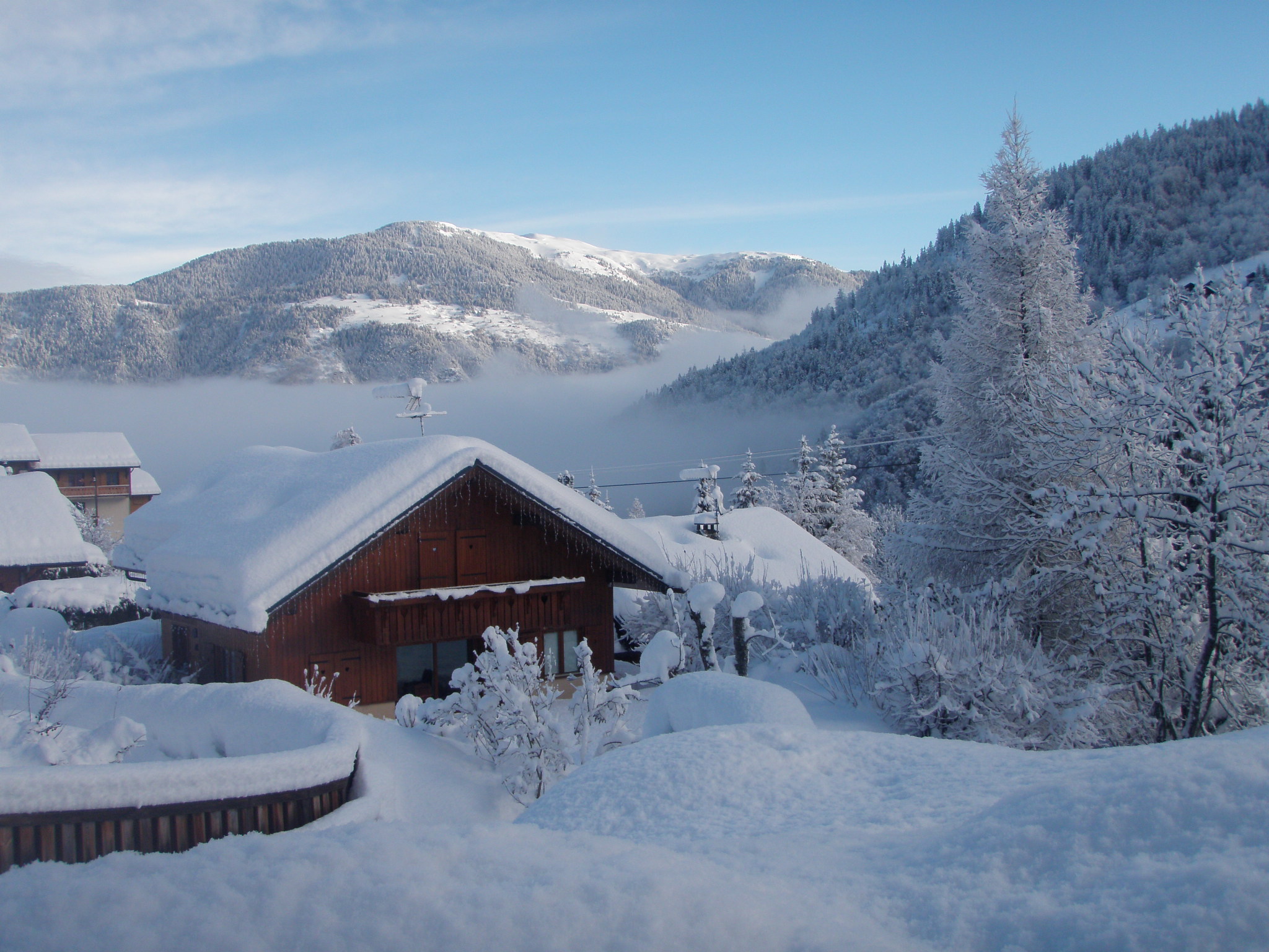 After the snow stopped, Méribel