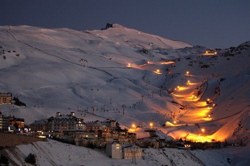 Ski nocturno, Sierra Nevada