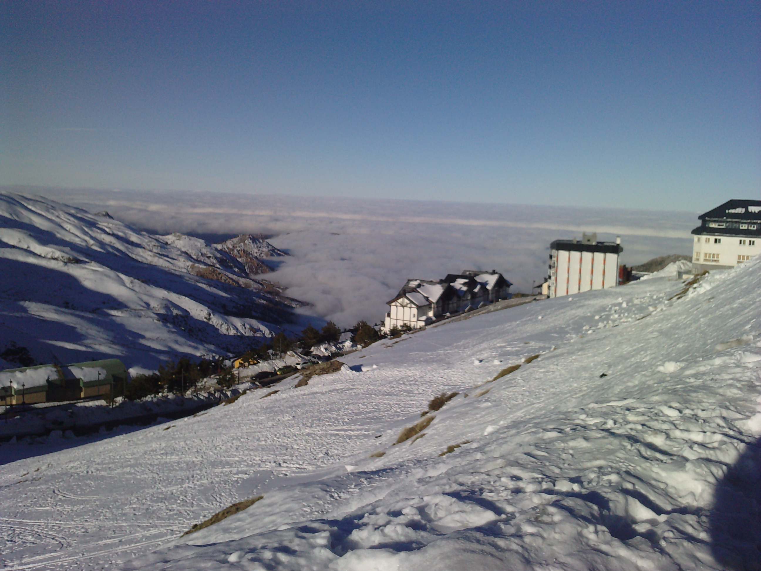 Mar de nubes, Sierra Nevada