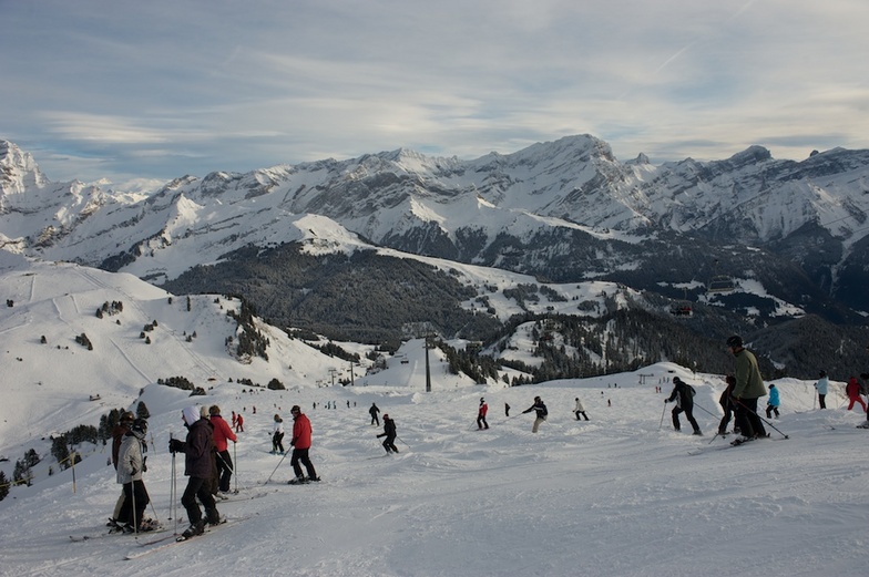 Villars-View from the top.