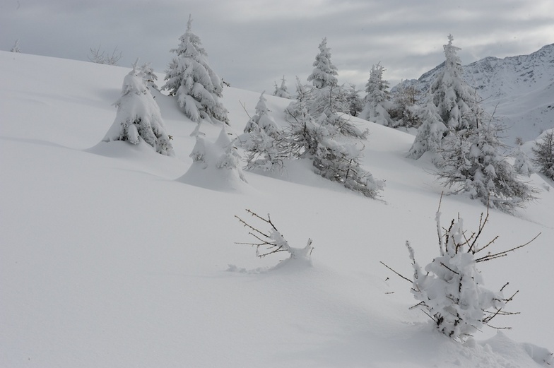 Good snow cover, Bruson