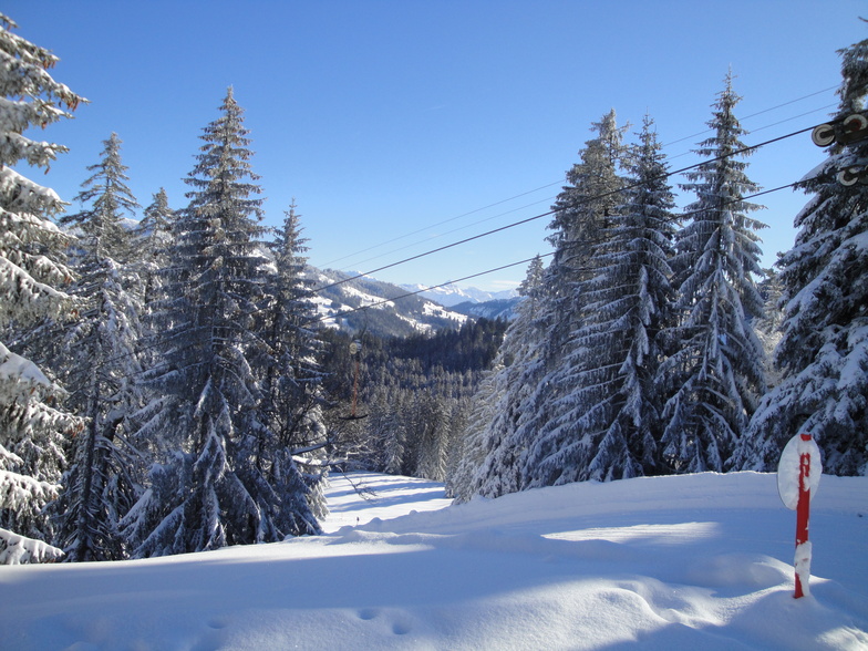 The start of a nice red run, Balderschwang