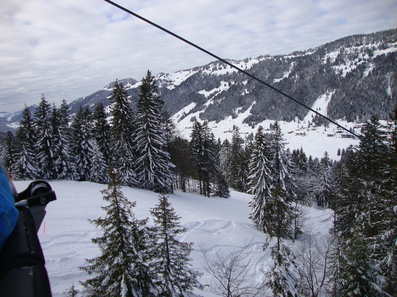 on the way up to the top, Balderschwang