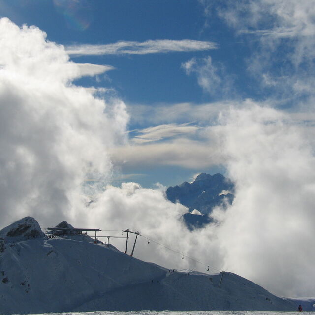 Verbier in the Clouds