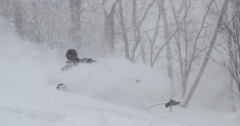 In the fluff, Rusutsu Resort