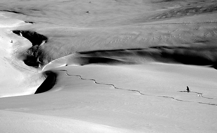 Telemarking Mt Northcote, Kosciusko Backcountry, Thredbo