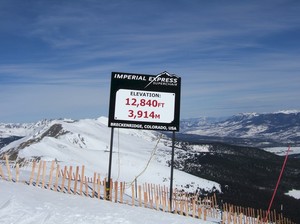 Top of Peak 8 Breckenridge photo