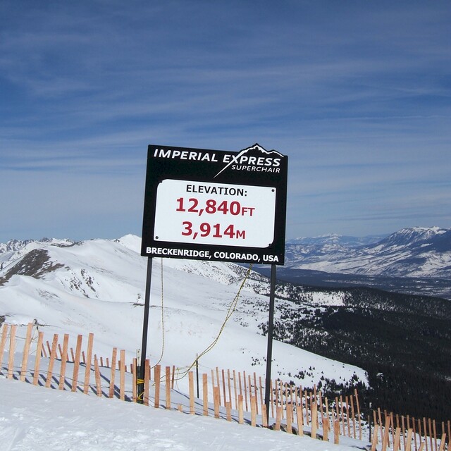 Top of Peak 8 Breckenridge