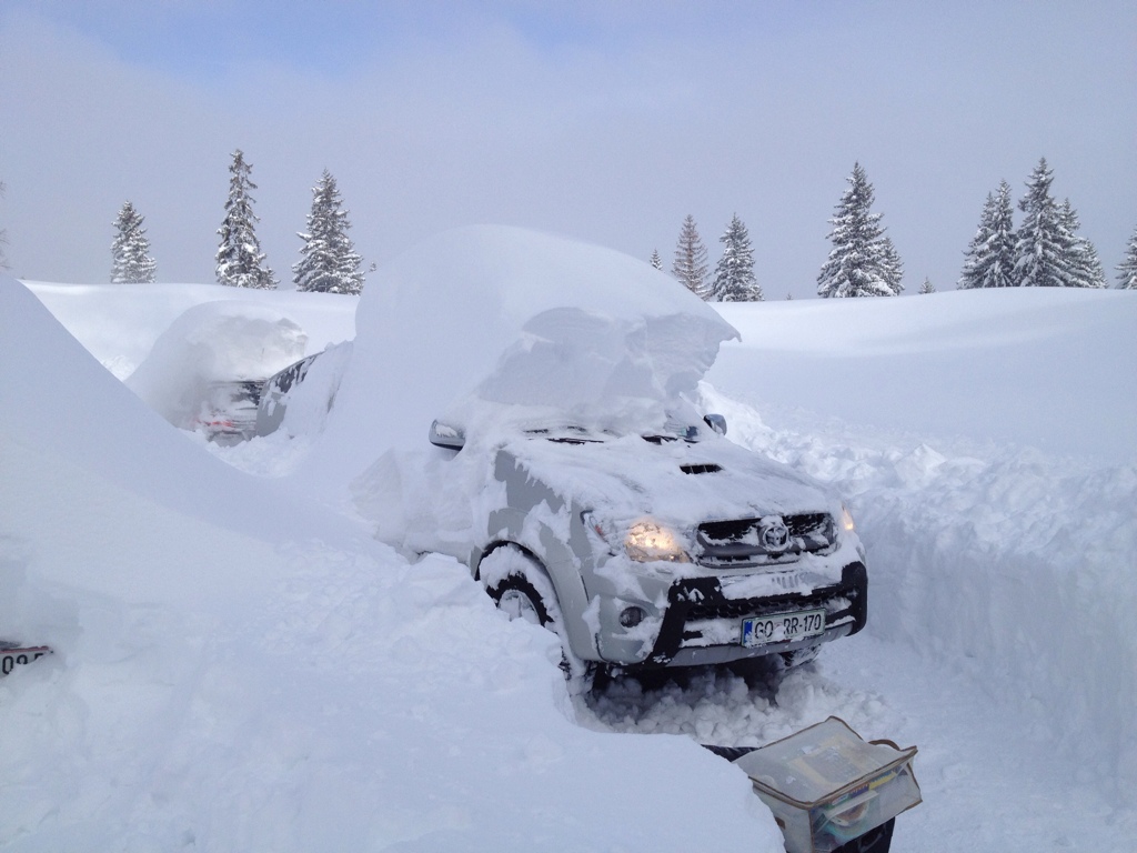 February snow, Jahorina