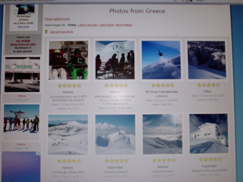Top rating photos from Greece at 'Snow-Forecast.com' !!!, Kalavryta Ski Resort