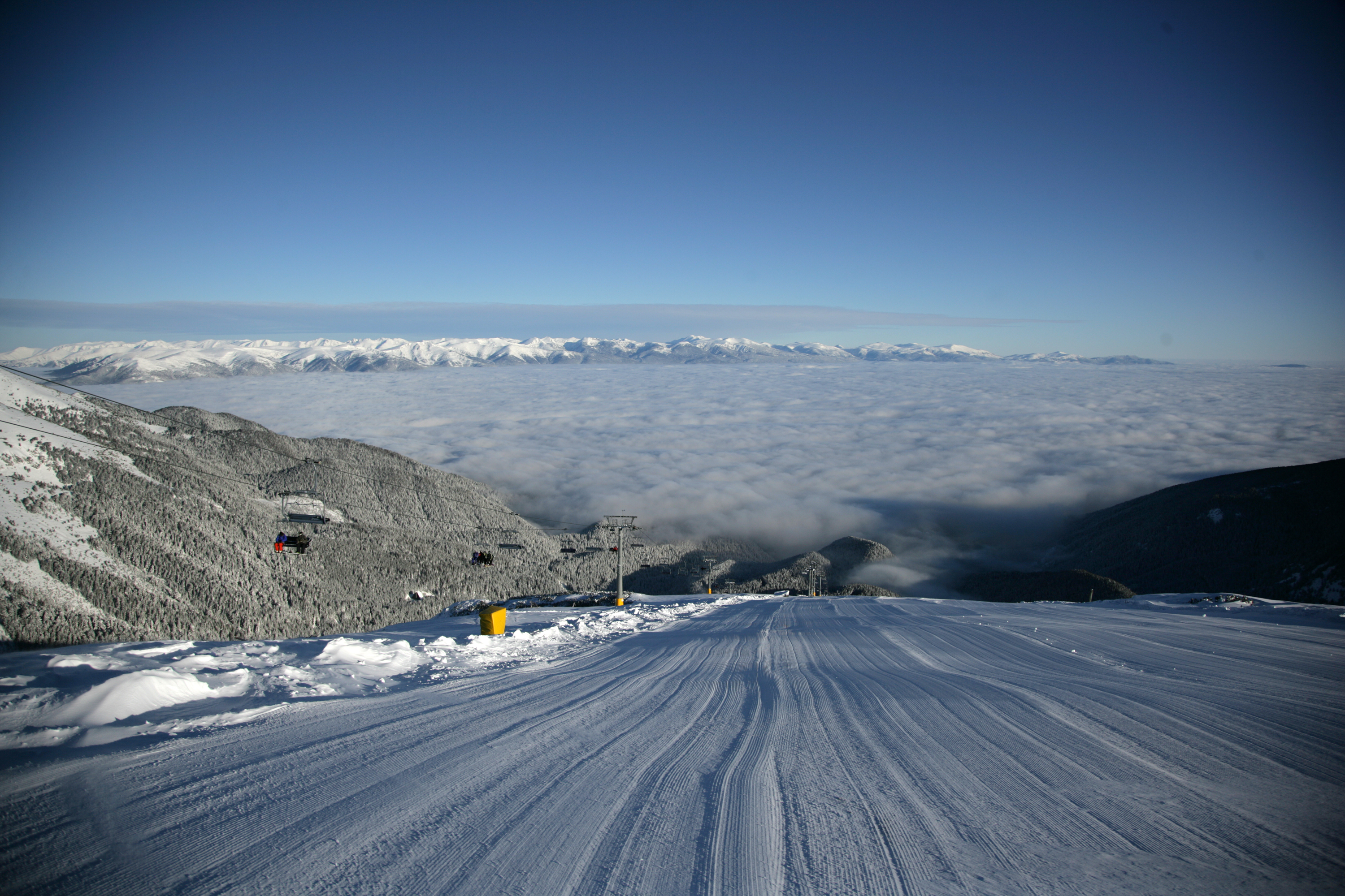above the clouds, Bansko