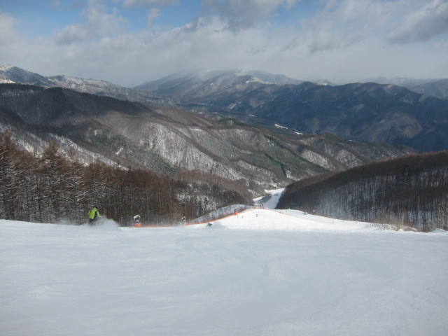 Middle slope in Japan Kiso., Yabuhara Kogen