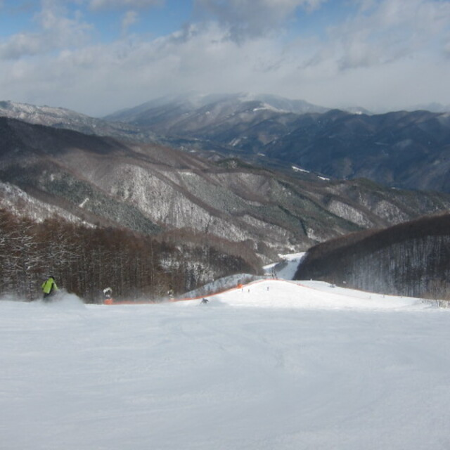 Middle slope in Japan Kiso., Yabuhara Kogen