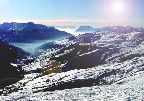 Les Contamines Ski Resort by: Roger Doidge