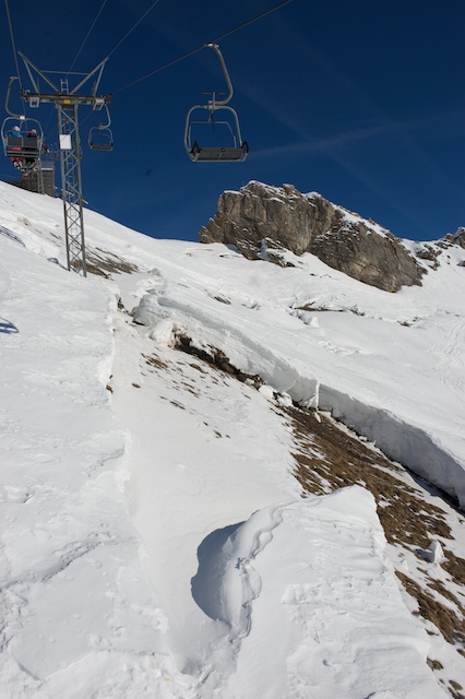La Bate chairlift, Anzère