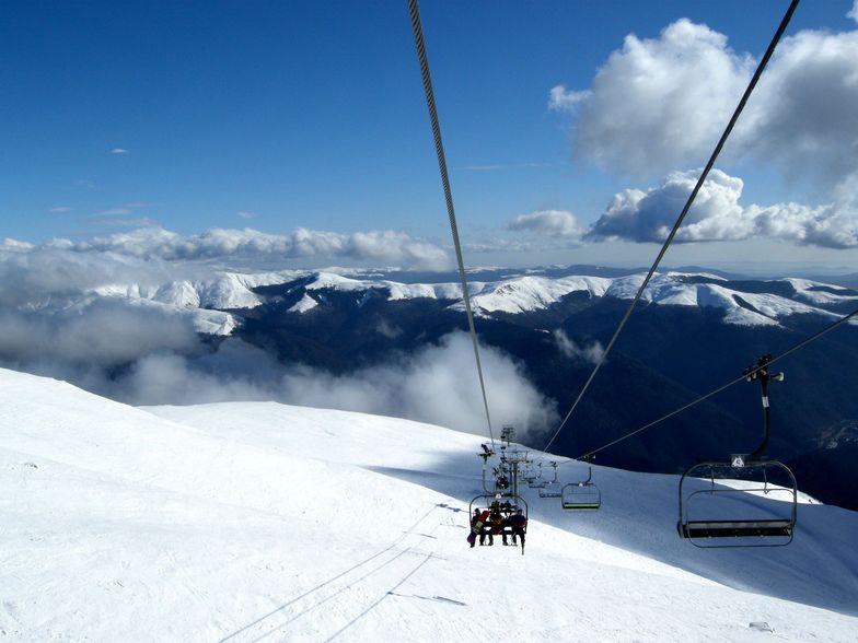 Snowy peaks, Sinaia