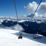 Snowy peaks, Romania