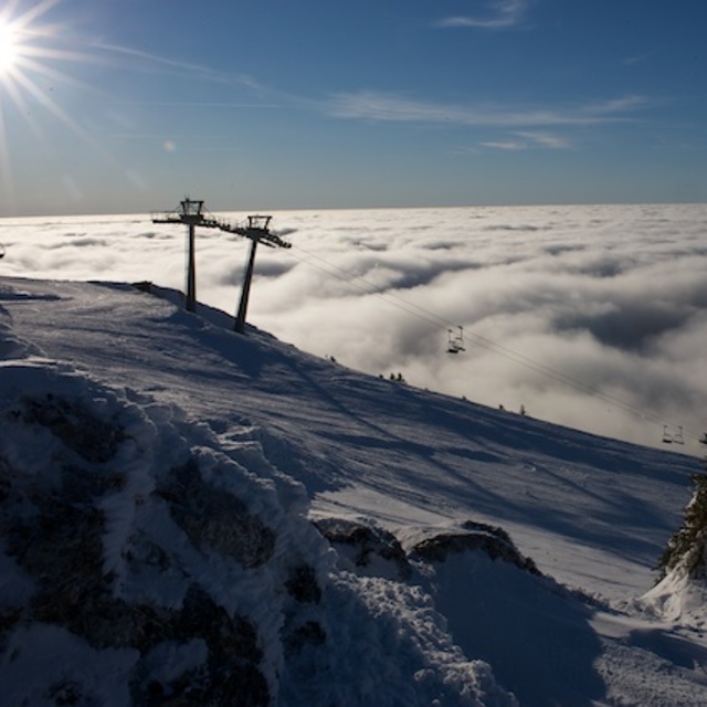 Above the clouds at La Dole, La Dôle
