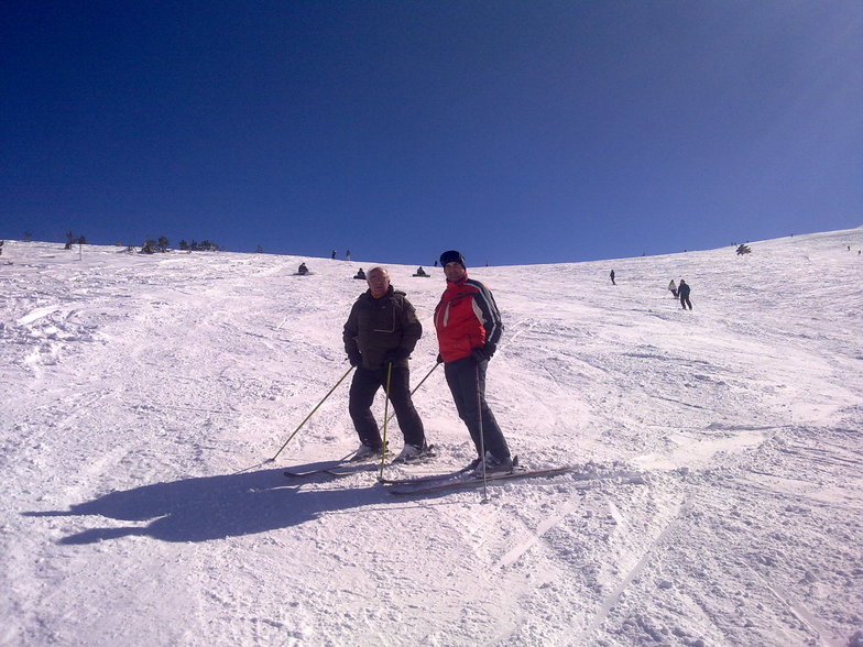 skiing with the master of halastra sir F.Papafotis, Seli