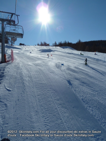 Sauze d'Oulx (Vialattea) Ski Resort by: SkiInItaly.com      Facebook Ski InItaly