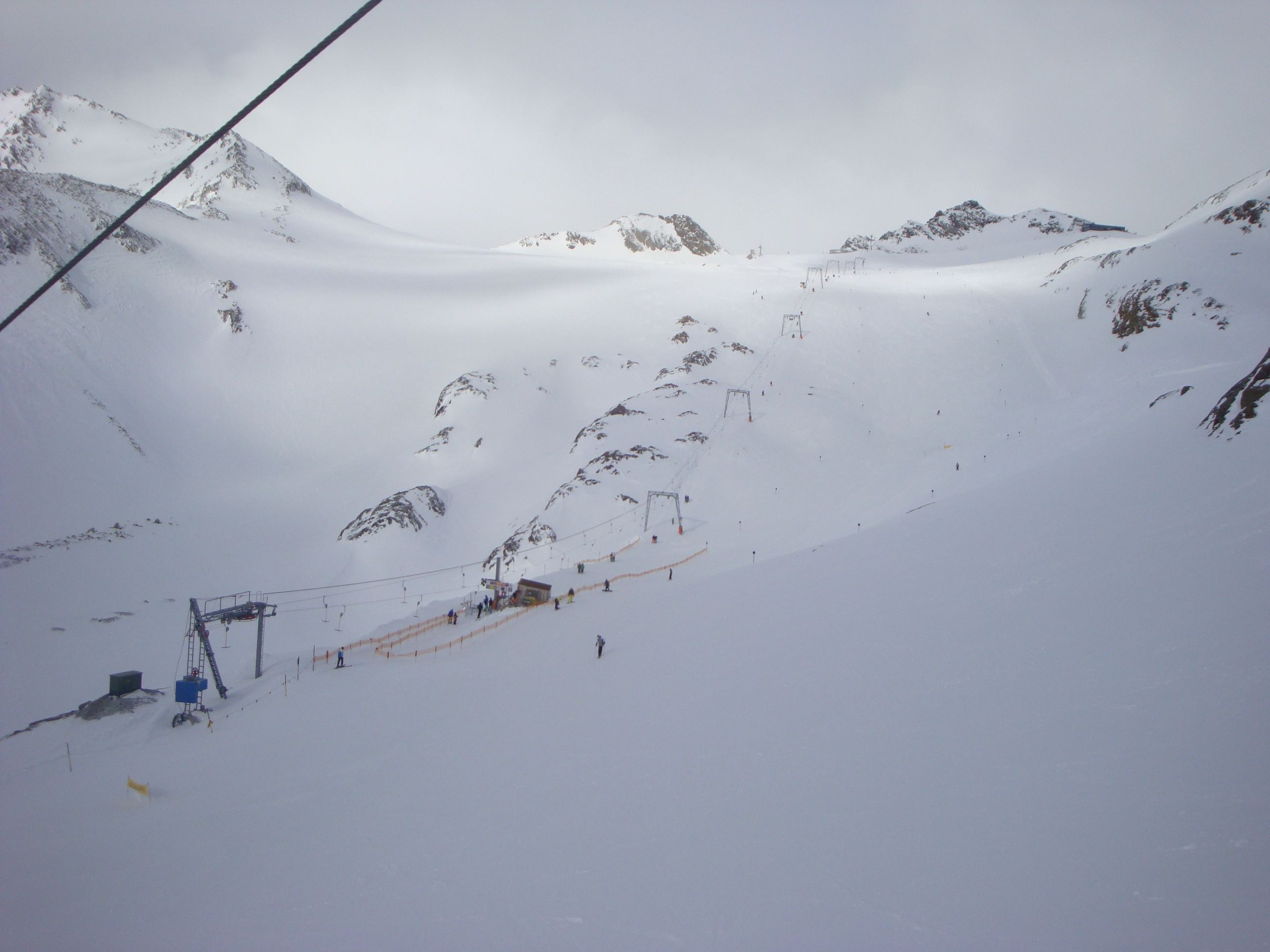 Cloudy morning, Stubai Glacier
