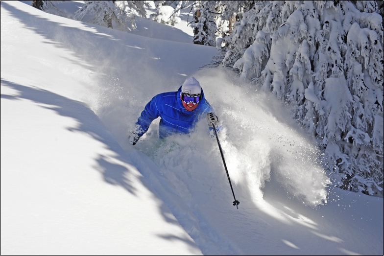 big white pow