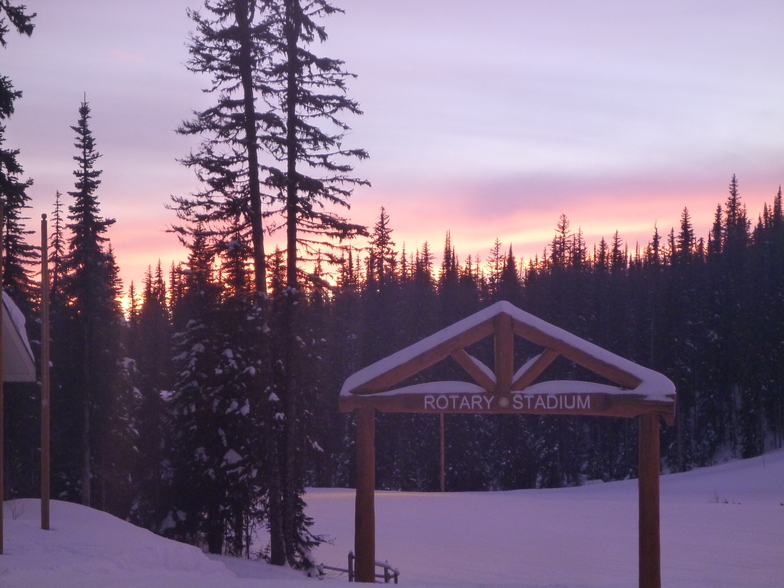 Sovereign Lake Nordic Centre snow