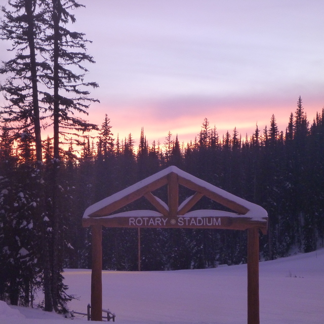 Sovereign Sunset, Sovereign Lake Nordic Centre