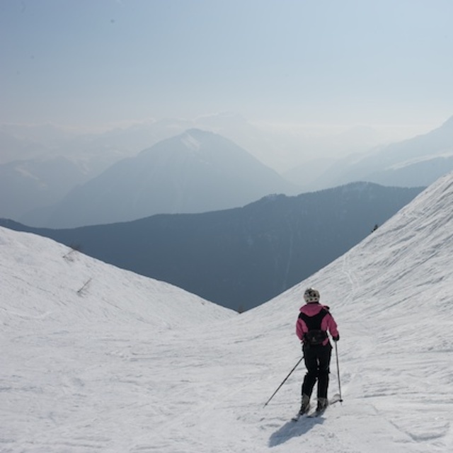 Spring snow, Les Marécottes - Salvan