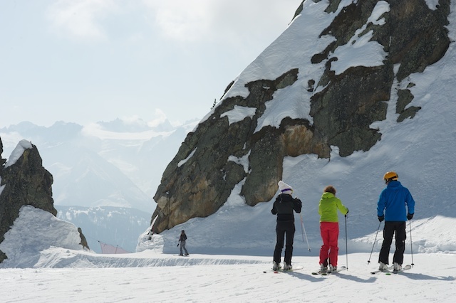 Pass at the top, Les Marécottes - Salvan