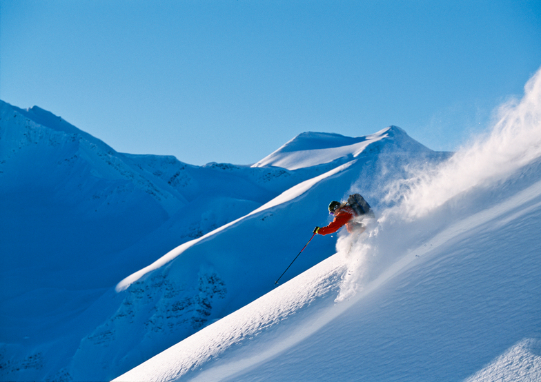 Last Frontier Heliskiing snow